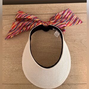 Eugina Kim visor Ricky Visor with rainbow tie